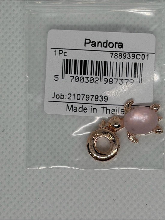 Pandora Jewelry - Pandora Murano Glass Pink Sea Turtle Dangle charm - 788939C01